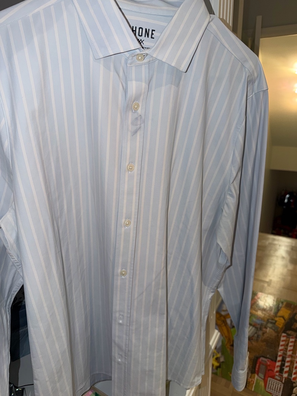 Used - Set of 5 - Rhone Men's State of Mind Button Down Shirts - All Size L - Picture 9 of 11